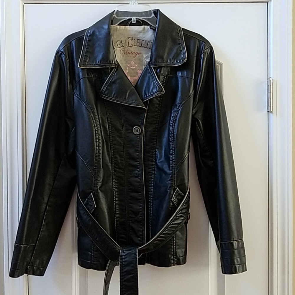 Dark brown vintage style jacket